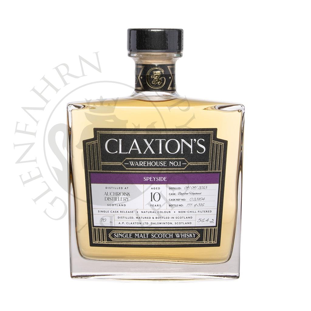 Auchroisk 2013 10y Cask#C23104 Warehouse No.1 Claxton's Single Malt Scotch Whisky 70cl