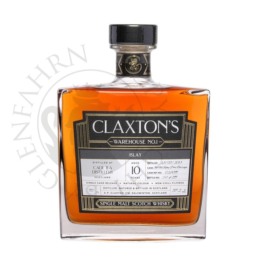 Caol Ila 2013 10y Cask#C23099 Warehouse No.1 Claxton's Single Malt Scotch Whisky 70cl