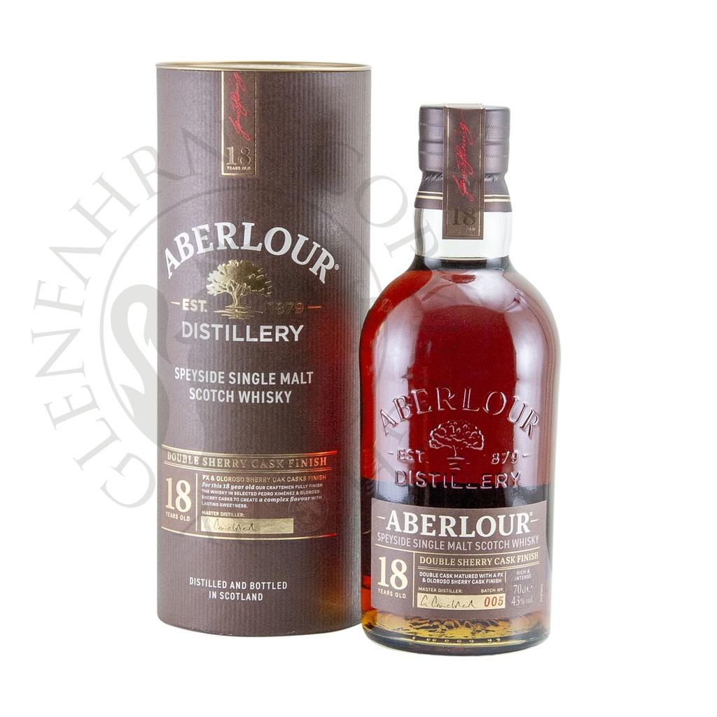 Aberlour 18y Double Sherry Cask Finish Speyside Single Malt Scotch Whisky 70cl