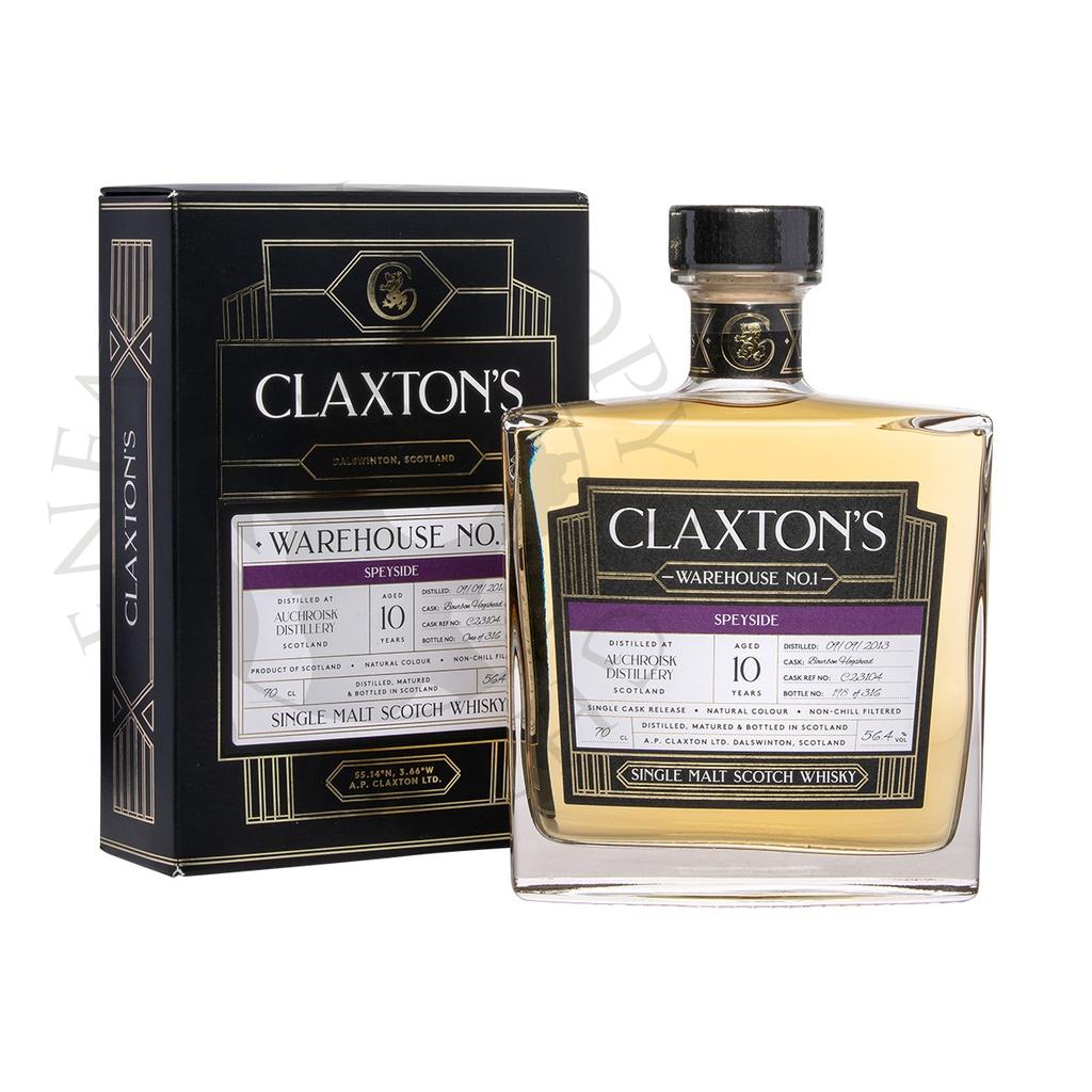 Auchroisk 2013 10y Cask#C23104 Warehouse No.1 Claxton's Single Malt Scotch Whisky 70cl