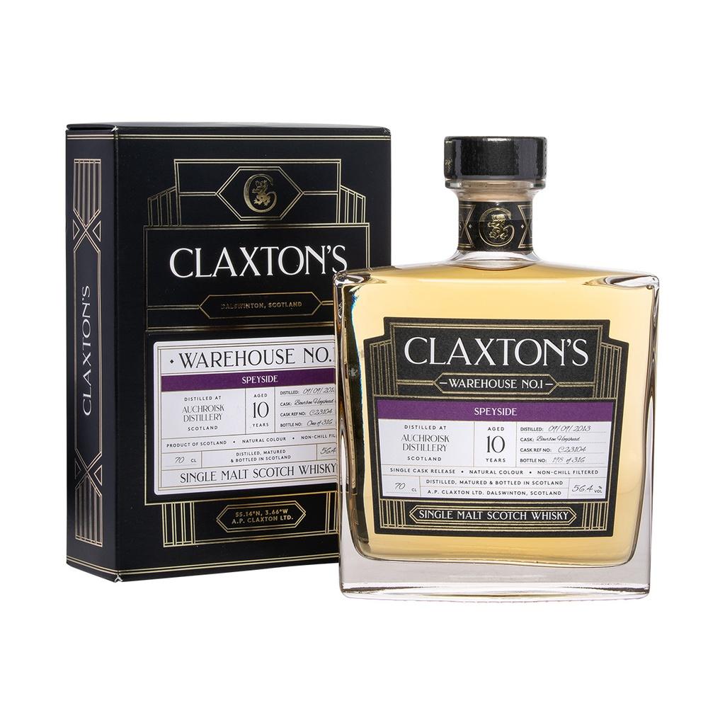 Auchroisk 2013 10y Cask#C23104 Warehouse No.1 Claxton's Single Malt Scotch Whisky 70cl