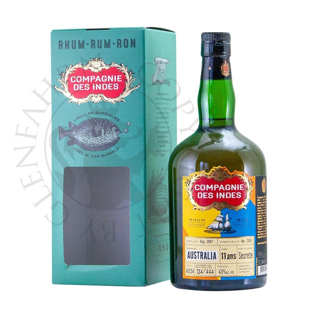 Australia 2007 11y Cask#ASS53 Compagnie des Indes 70cl