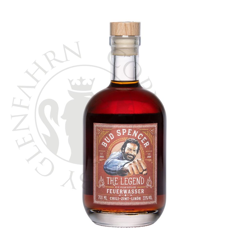 Bud Spencer The Legend Feuerwasser St.Kilian Chili Zimt Whisky Liqueur 70cl