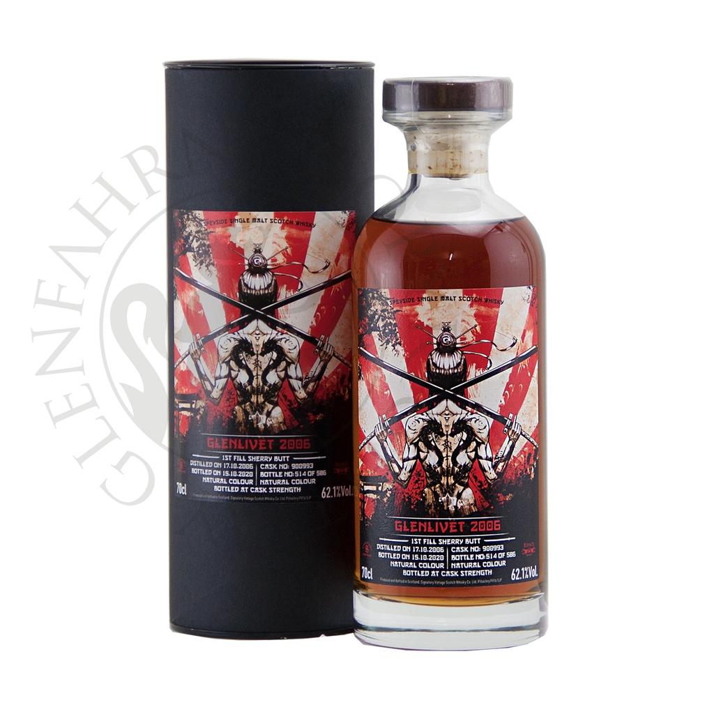 Glenlivet 2006 13y Cask#900993 Samurai Signatory 70cl