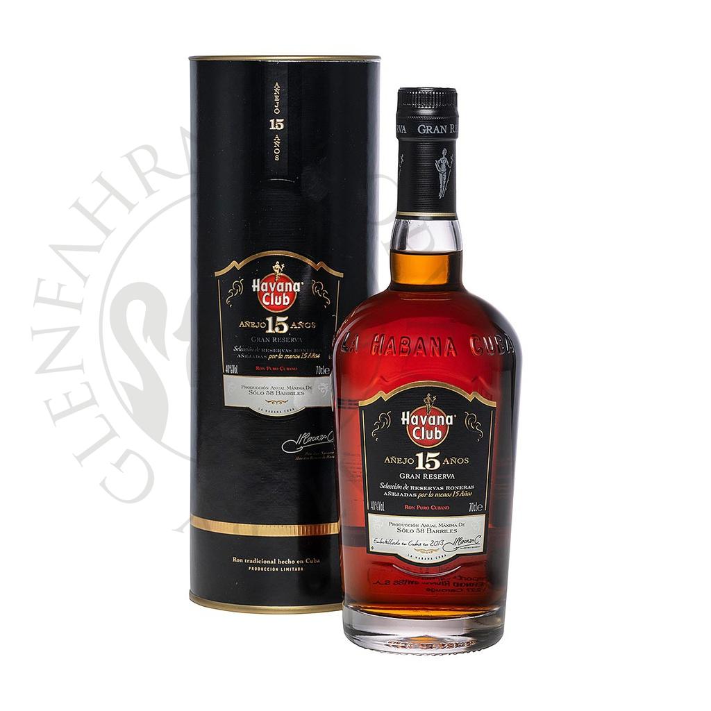 Havana Club Anejo 15 Anos Gran Reserva Rum 70cl