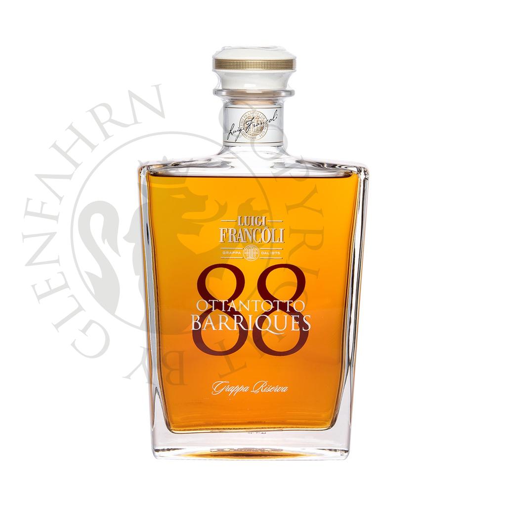 Luigi Francoli Ottantotto 88 Barriques Grappa Riserva Nebbiolo 70cl