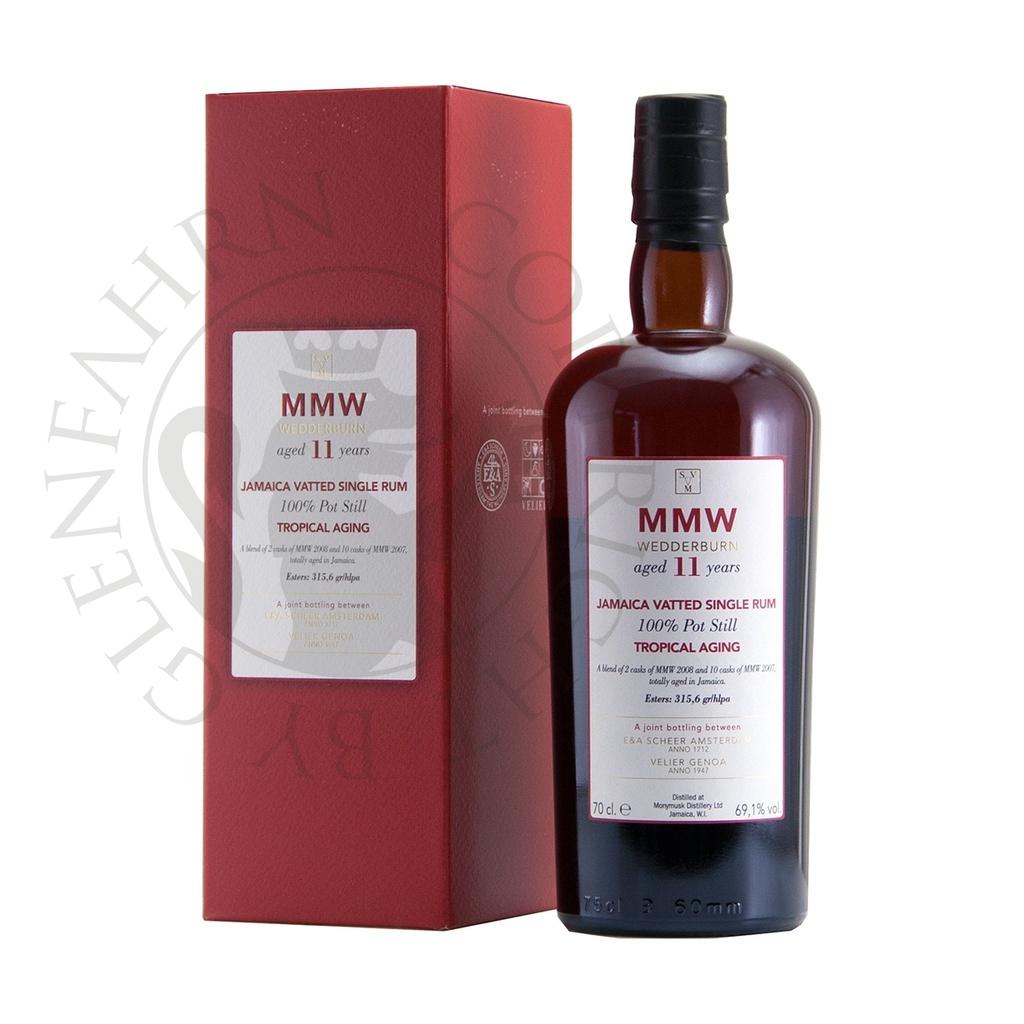Monymusk 11y MMW Wedderburn Tropical Aging Jamaica Vatted Single Rum Scheer Velier Main Rum 70cl