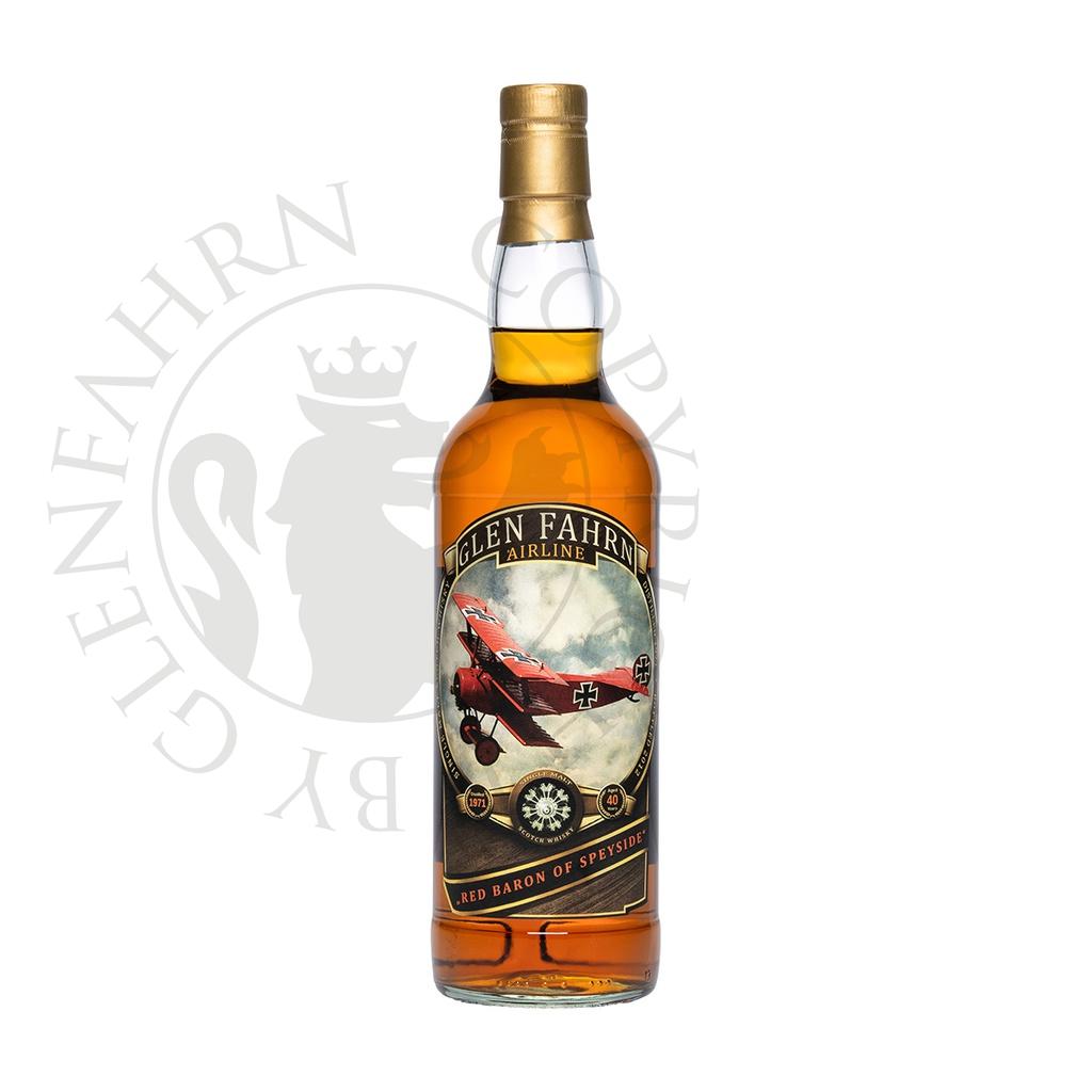 Red Baron of Speyside 1971 40y Bourbon Cask Airline 13 Glen Fahrn 70cl