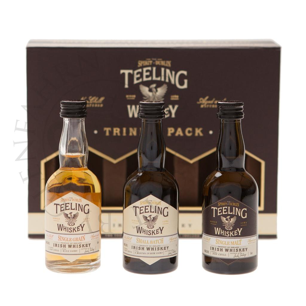 Teeling Trinity Pack Single Malt, Single Grain, Small Batch 3x5cl