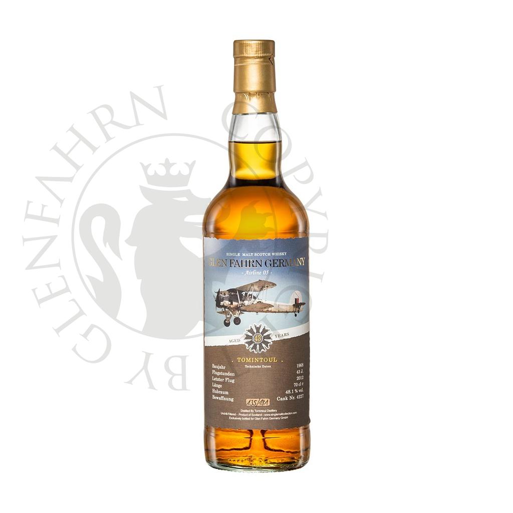 Tomintoul 1968 43y Cask#4227 Airline 05 Glen Fahrn 70cl