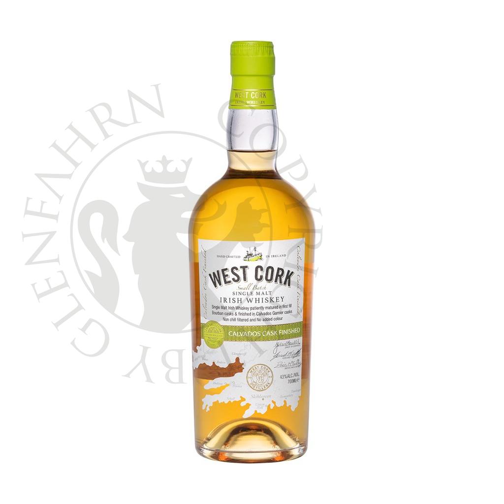 West Cork Calvados Cask Finished Small Batch Single Malt Irish Whiskey 70cl