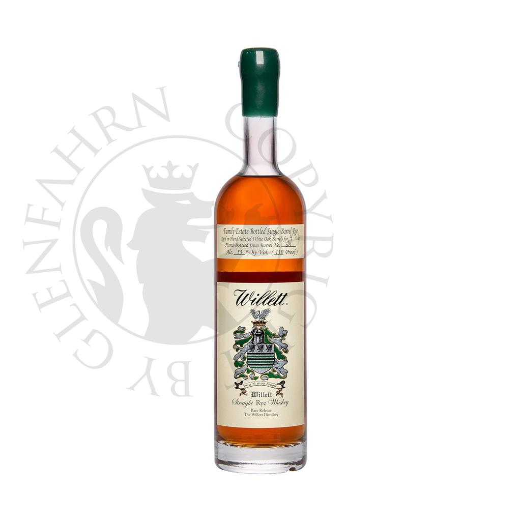 Willett Rye 4y Single Barrel #24 Family Estate Bottled Kentucky Straight Rye Whiskey 75cl