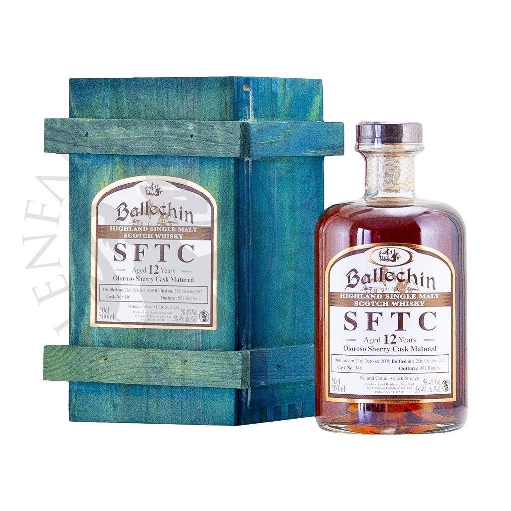 Ballechin 2009 12y Oloroso Sherry Cask#346 SFTC Straight from the Cask 50cl