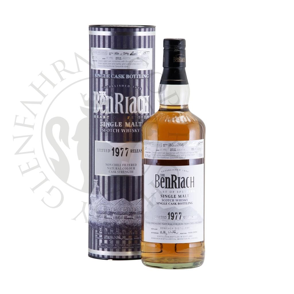 BenRiach 1977 37y Cask#7114 Speyside Single Malt Scotch Whisky 70cl