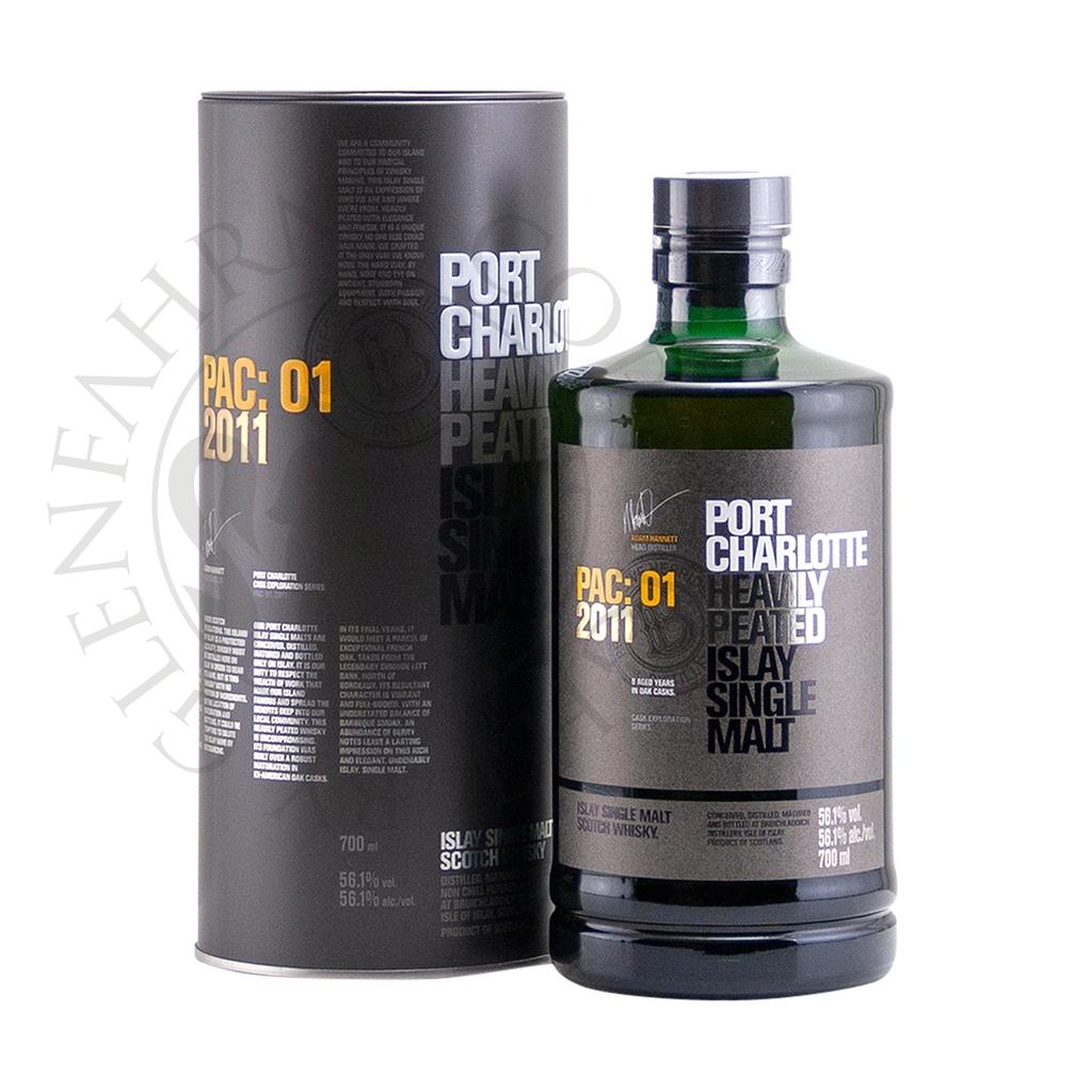 Bruichladdich Port Charlotte 2011 8y PAC:01 Islay Single Malt Whisky 70cl