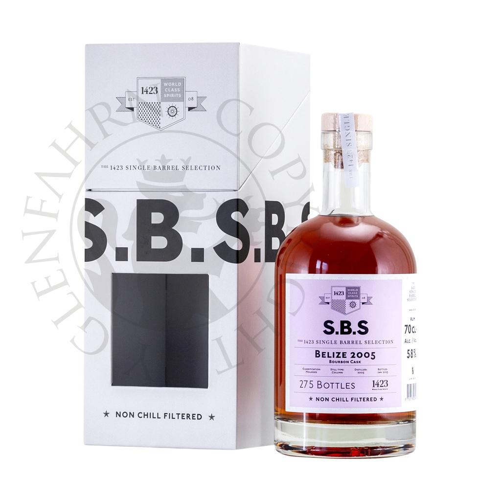 Belize 2005 bot.2023 S.B.S Rum 1423 70cl