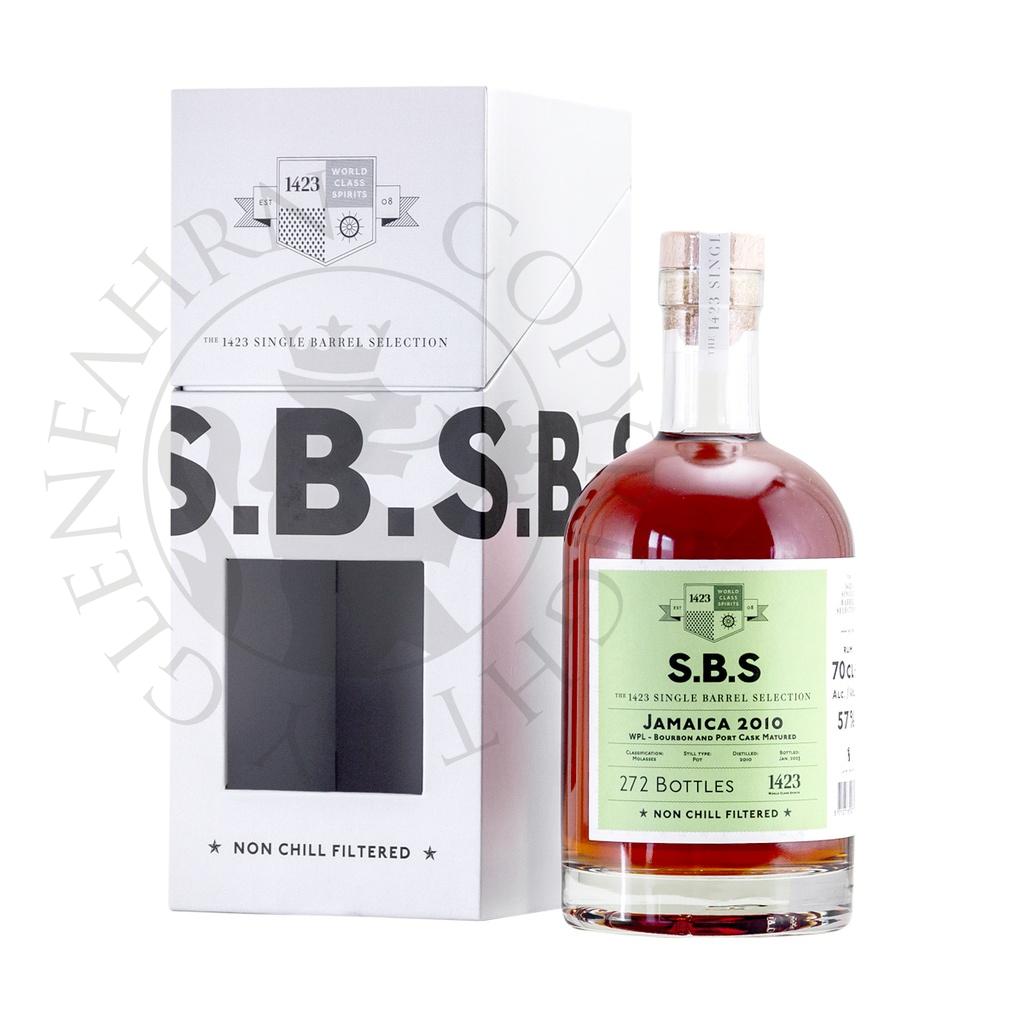 Jamaica WPL 2010 bot.2023 S.B.S Rum 1423 70cl
