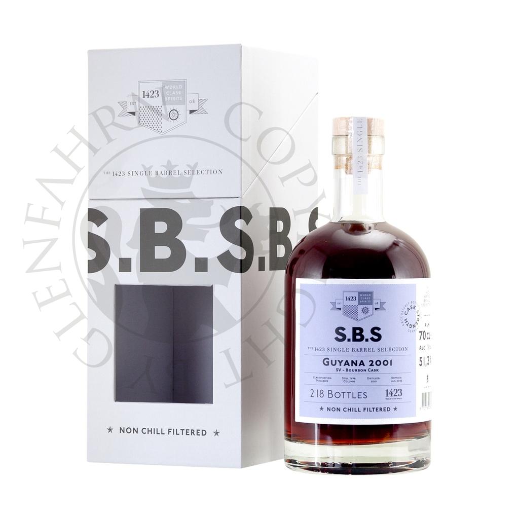 Guyana 2001 22y S.B.S Rum 1423 70cl