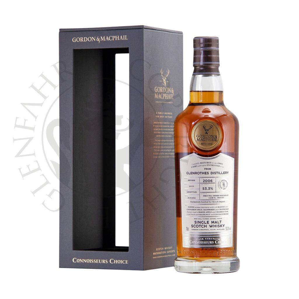 Glenrothes 2006 16y Sherry Cask#18601303 Connoisseurs Choice Cask Strength Gordon & MacPhail 70cl