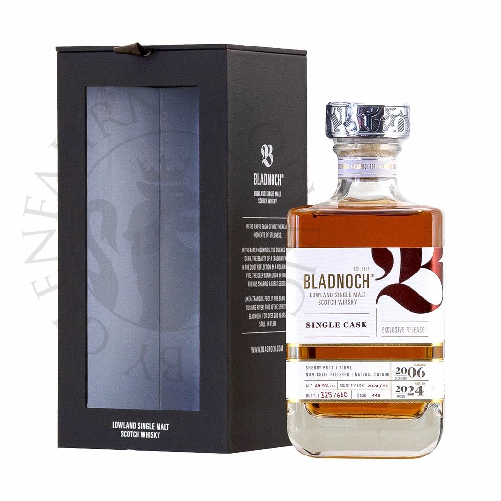 Bladnoch 2006 17y Sherry Butt#445 Lowland Single Malt Scotch Whisky 70cl