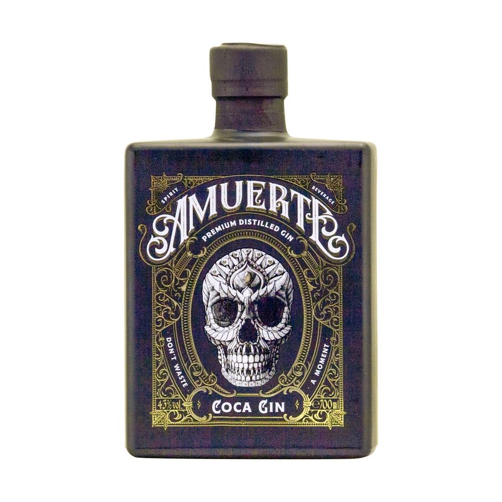 Amuerte Coca Leaf Gin Black 70cl