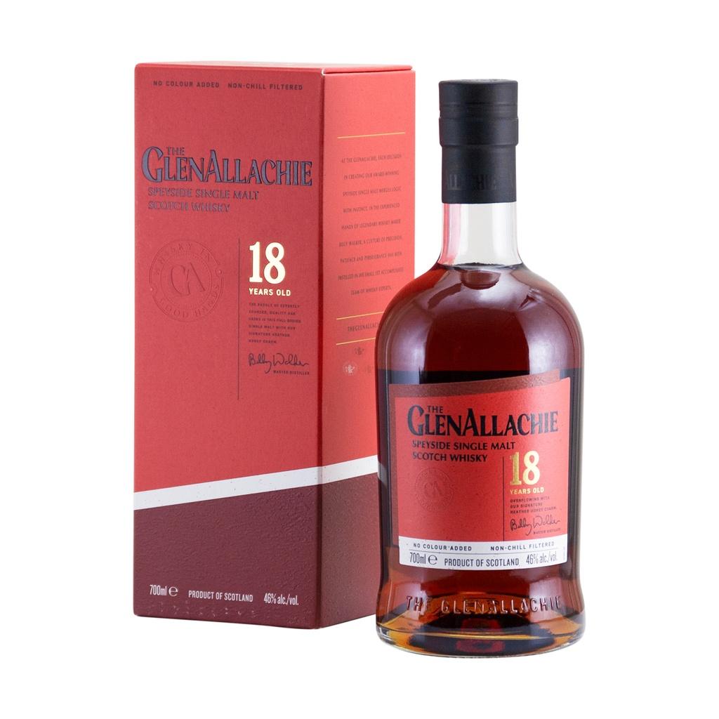 GlenAllachie 18y Single Malt Scotch Whisky 70cl
