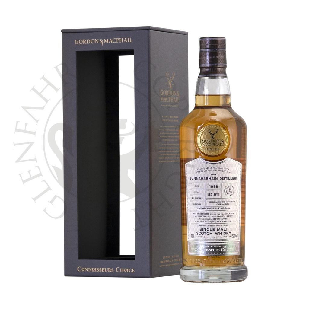 Bunnahabhain 1998 22y Cask#5452 Connoisseurs Choice Cask Strength Gordon & MacPhail 70cl