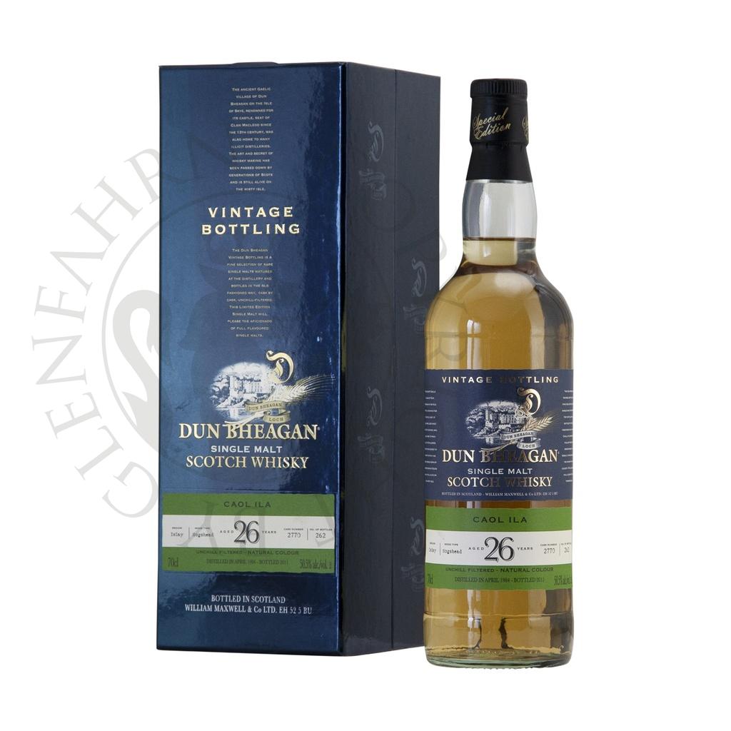 Caol Ila 1984 26y Cask#2770 Dun Bheagan 70cl