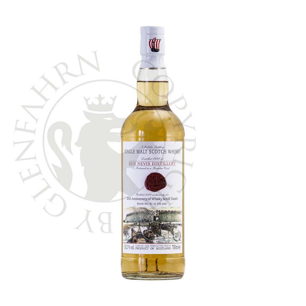 Ben Nevis 1998 20y for 20 Jahre Whiskyschiff Zurich Jack Wiebers 70cl