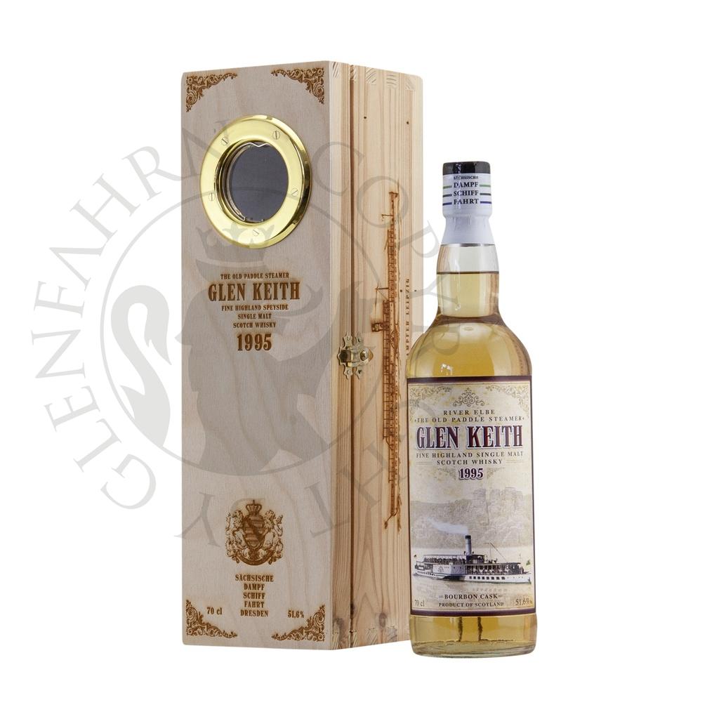 Glen Keith 1995 bot.2019 The Old Paddle Steamer River Elbe Jack Wiebers 70cl
