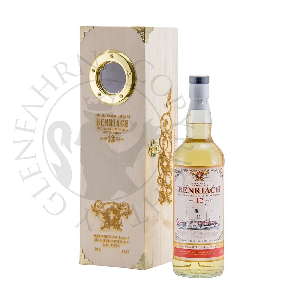 BenRiach 12y The Old Paddle Steamer Lake Lucerne Jack Wiebers 70cl