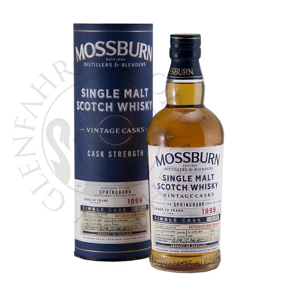 Springbank 1999 22y Vintage Single Casks Mossburn 70cl