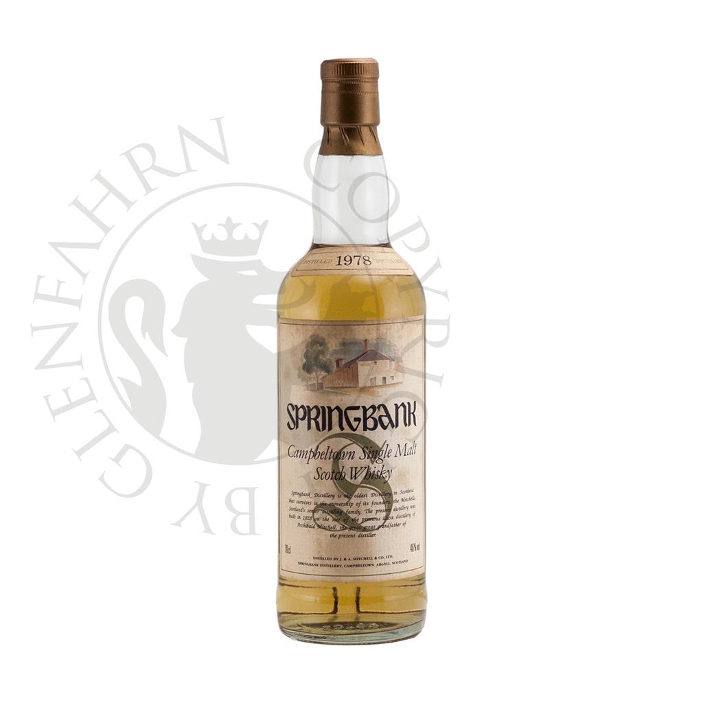 Springbank 1978 Single Malt Scotch Whisky 70cl