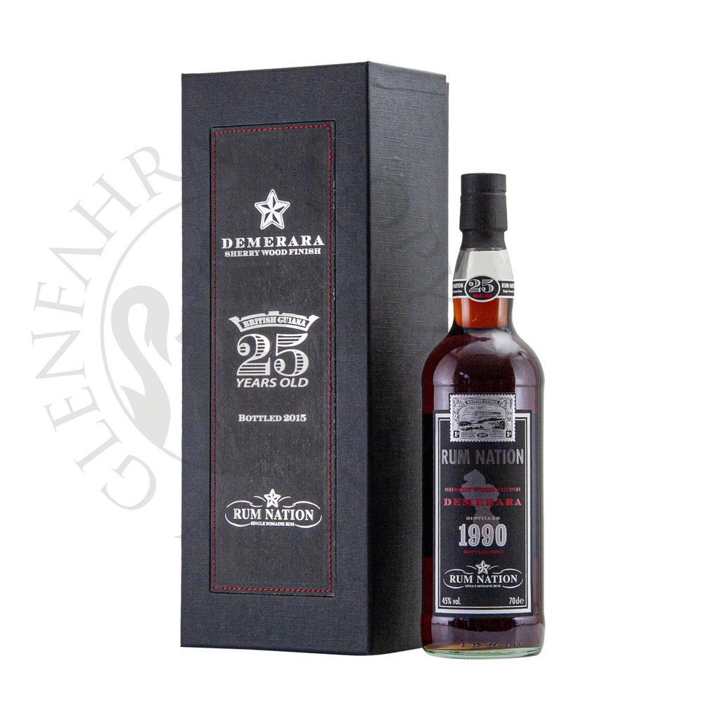 Demerara 1990 25y Sherry Wood Finish Rum Nation 70cl