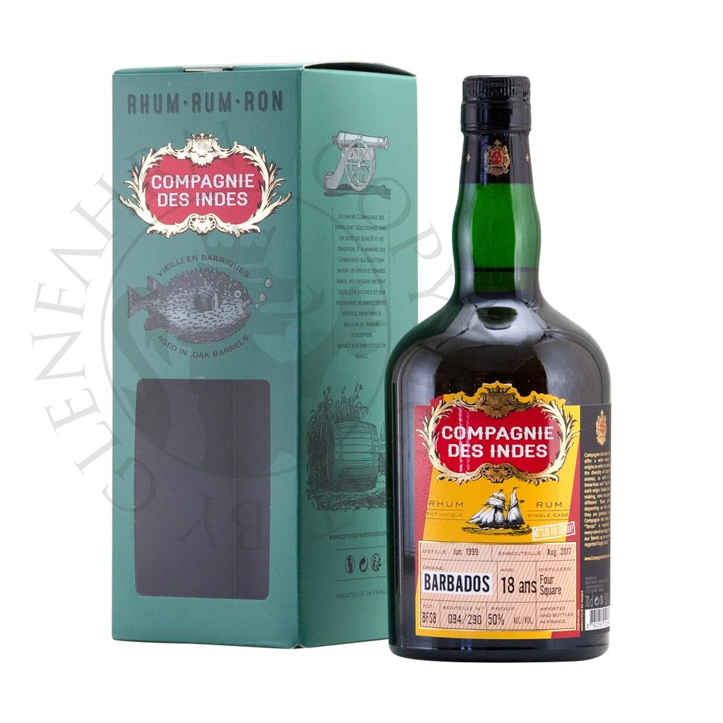 Foursquare Barbados 1999 18y Cask#BFS8 Compagnie des Indes 70cl