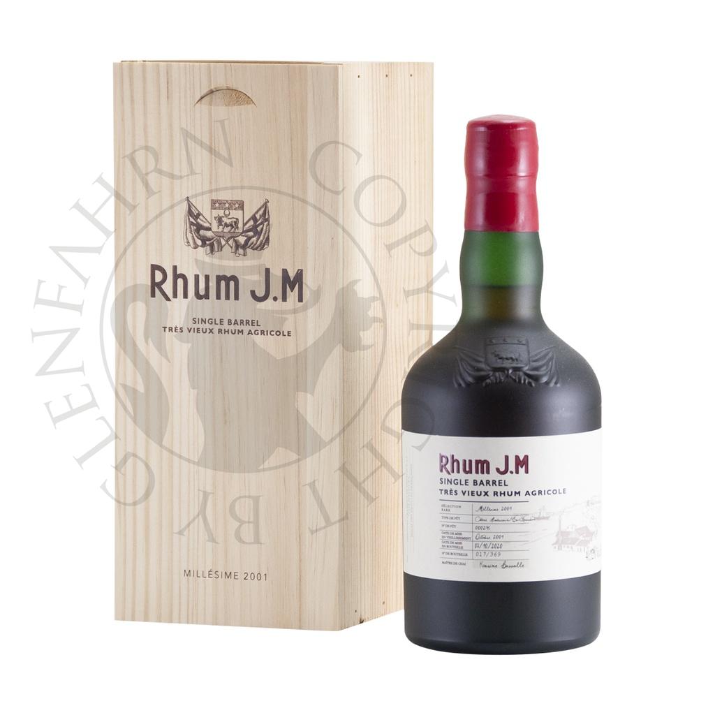 J.M 2001 Single Barrel Rhum Agricole Vieux 50cl