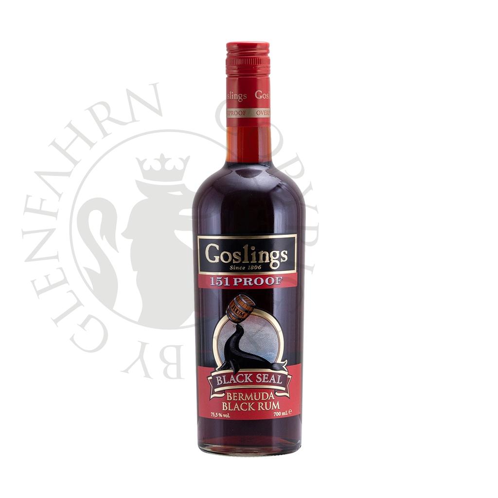 Goslings Black Seal 151 Proof Bermuda Black Rum 70cl