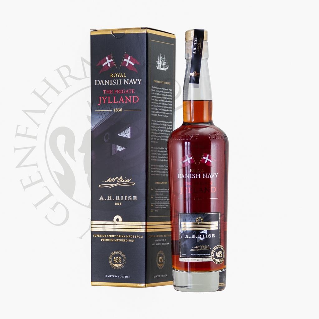 A.H. Riise Fregatten Jylland Danish Navy Rum Spirit Drink 70cl