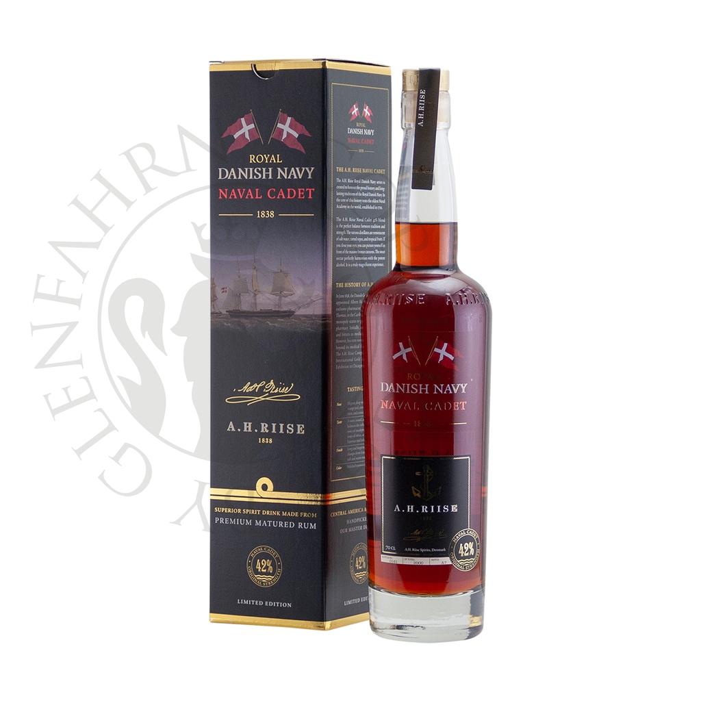 A.H. Riise Naval Cadet Royal Danish Navy Rum Spirit Drink 70cl