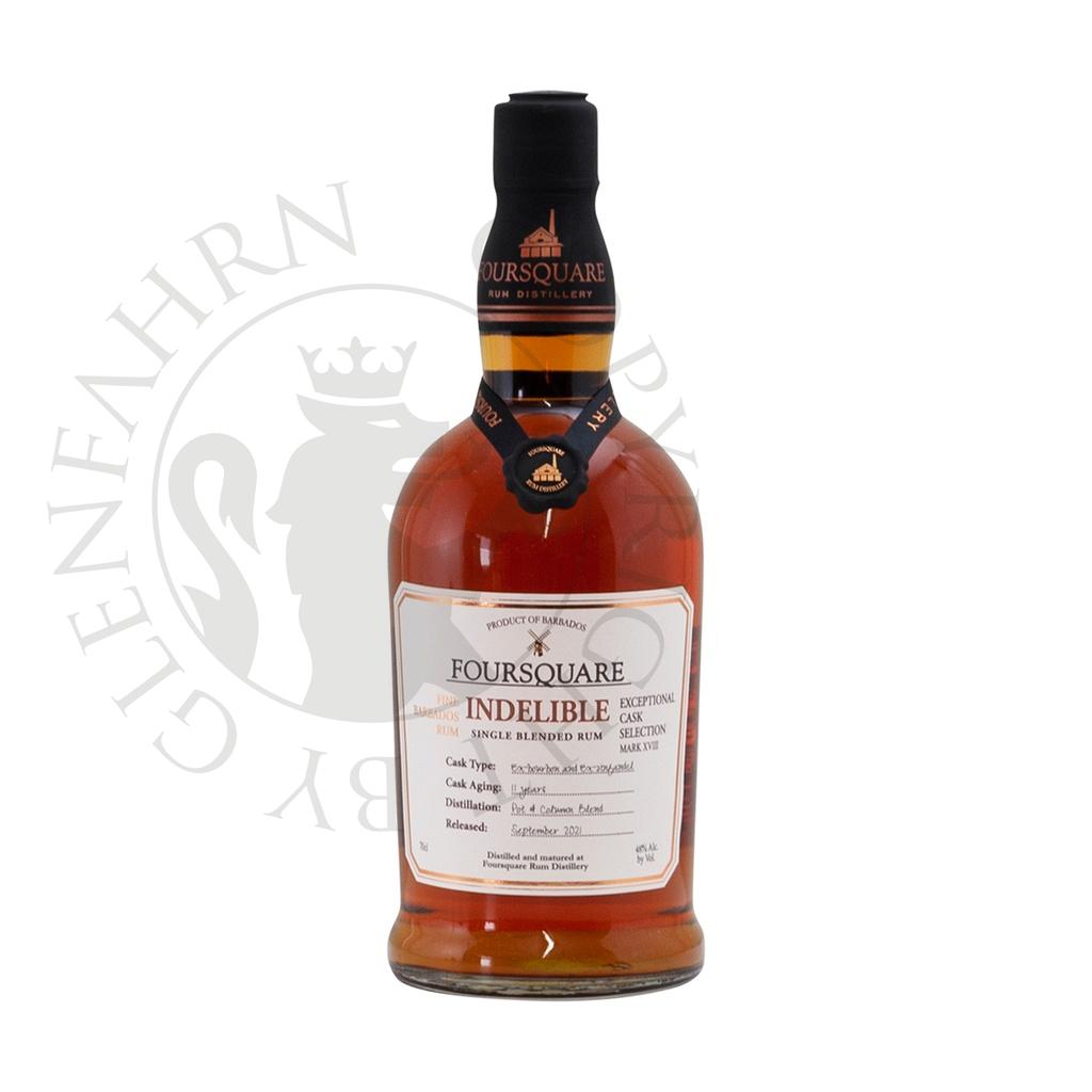 Foursquare Indelible Exceptional Cask Selection Mark XVIII Single Blended Rum 70cl