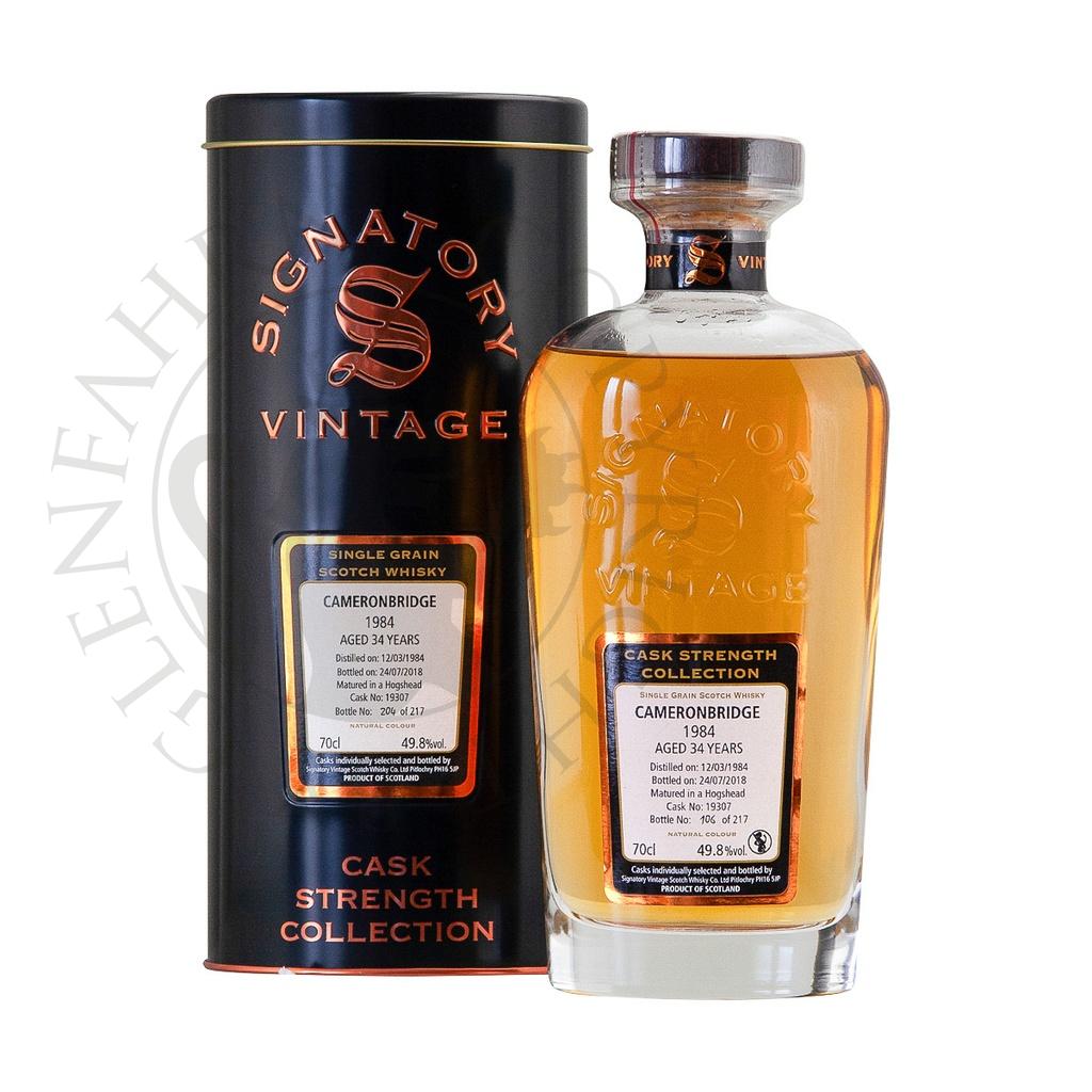 Cameronbridge 1984 34y Cask#19307 Cask Strength Collection Signatory 70cl