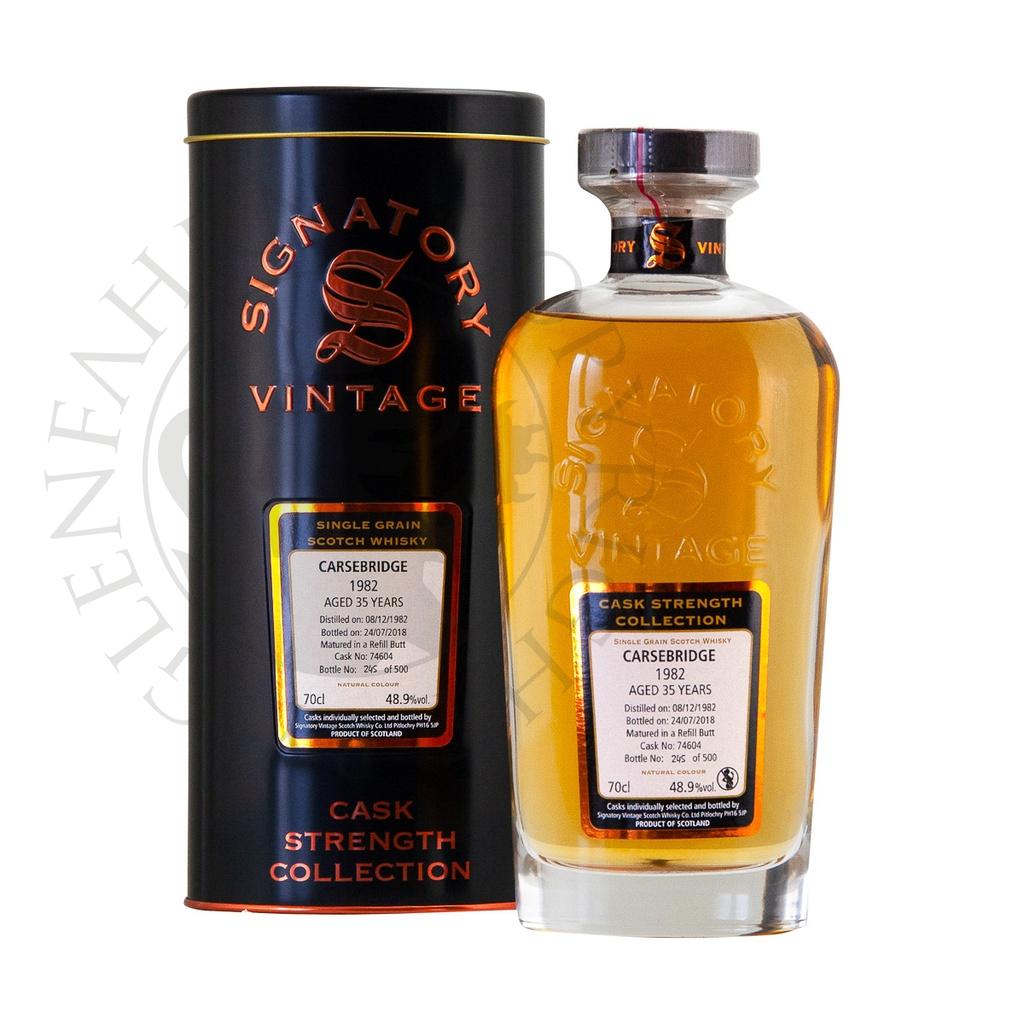 Carsebridge 1982 35y Cask#74604 Cask Strength Collection Signatory 70cl