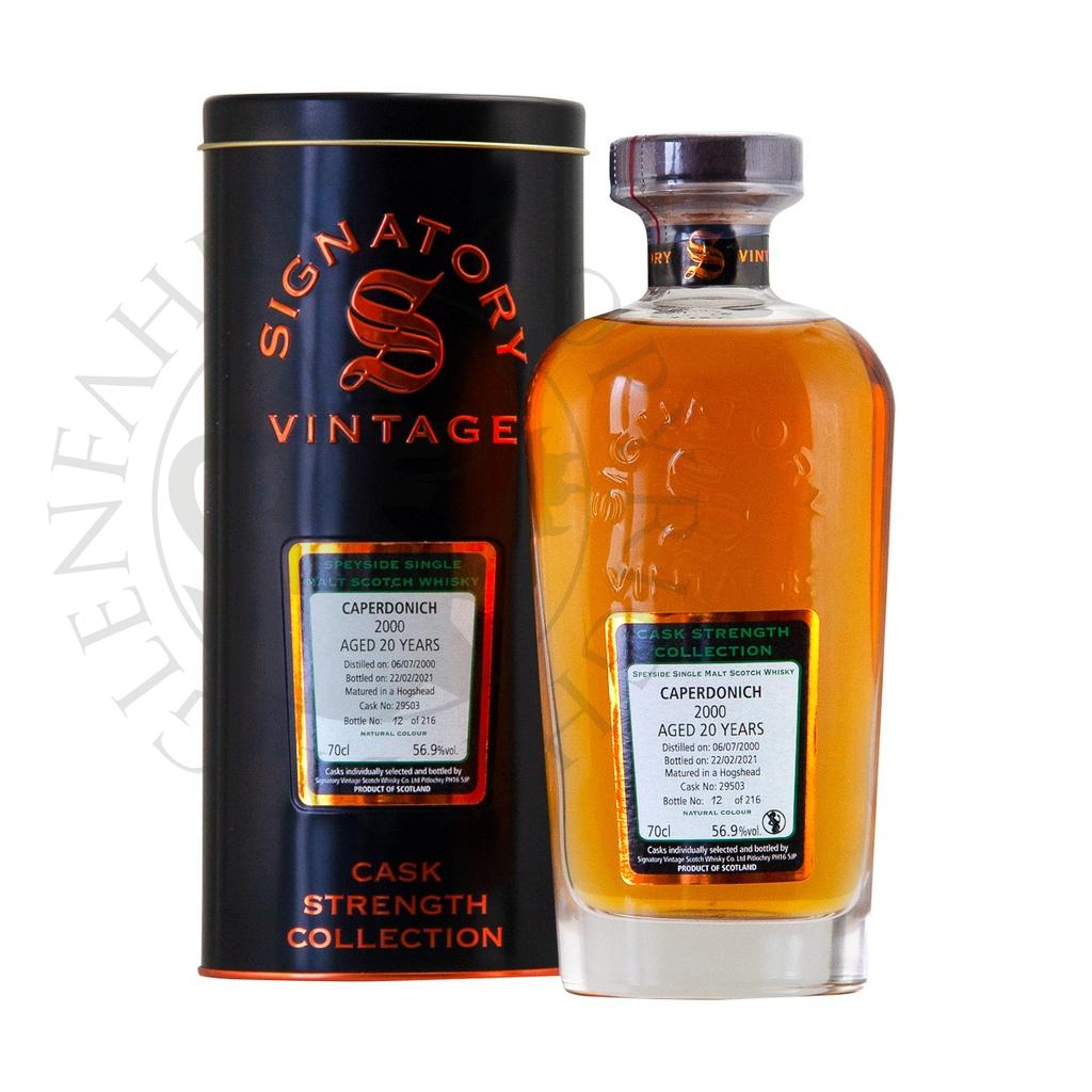 Caperdonich 2000 20y Cask#29503 Cask Strength Collection Signatory 70cl
