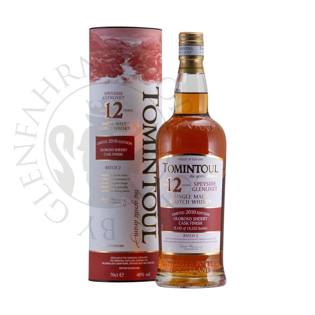 Tomintoul 12y Sherry Cask Single Malt Scotch Whisky 70cl
