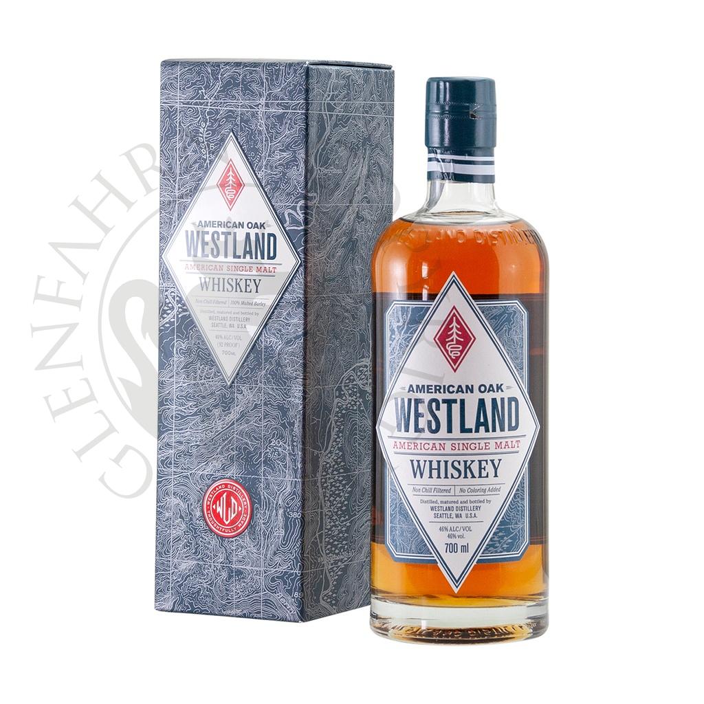 Westland American Oak American Single Malt Whiskey 70cl