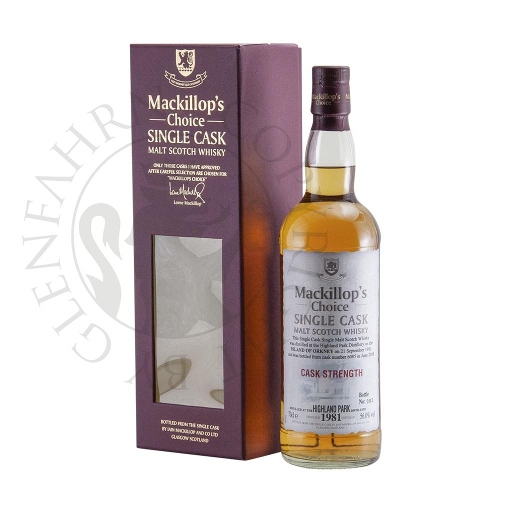 Highland Park 1981 Mackillop's Choice Cask#6085 70cl
