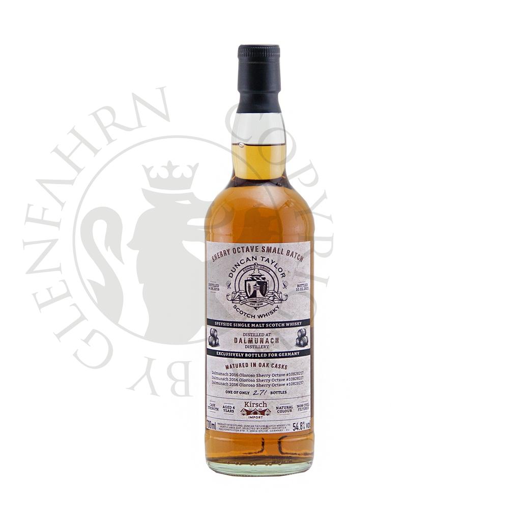 Dalmunach 2016 4y Casks#10828217,10828227 Sherry Octave Small Batch Duncan Taylor 70cl