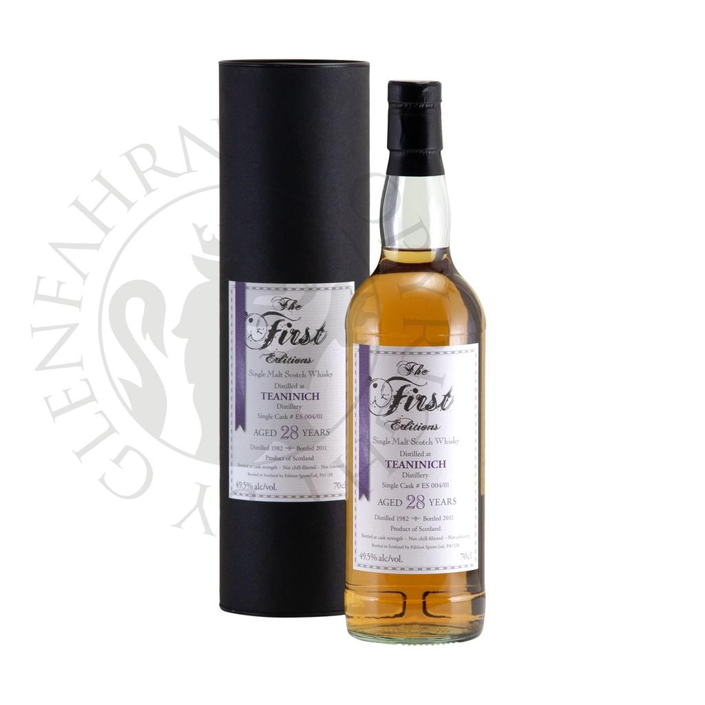 Teaninich 1982 28y Cask#004/01 The First Editions Edition Spirits Highland Single Malt Scotch Whisky 70cl