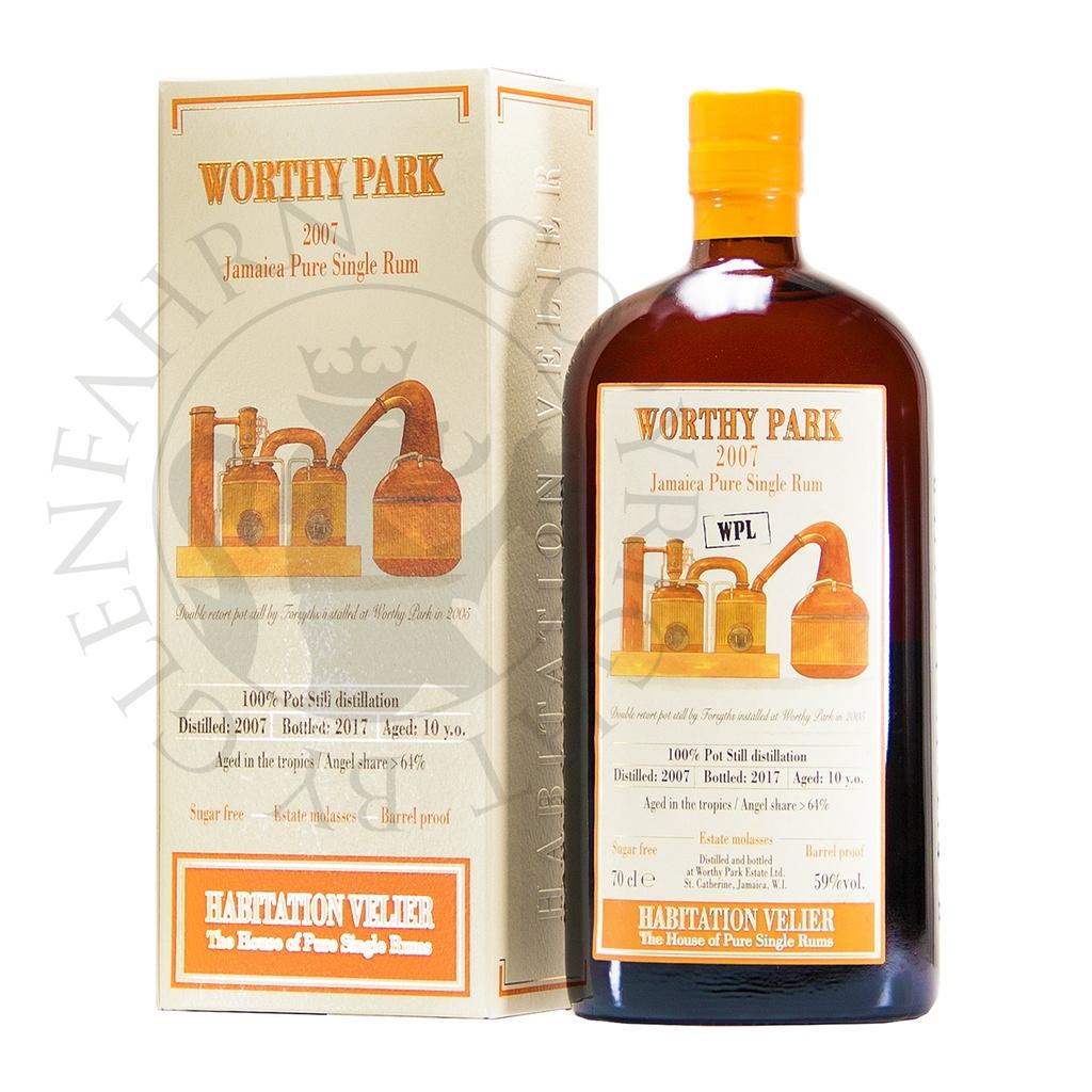Worthy Park 2007 WPL Habitation Velier Pure Single Jamaica Rum 70cl
