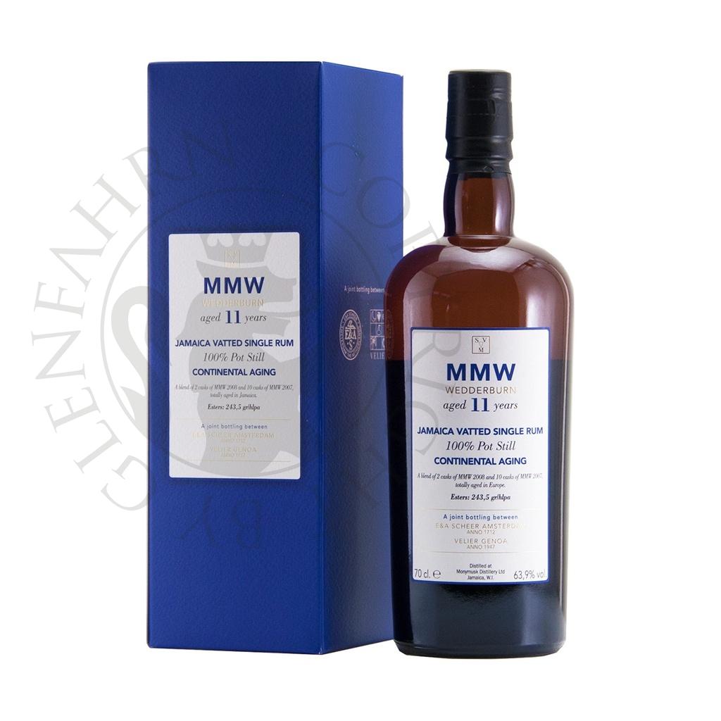 Monymusk 11y MMW Wedderburn Continental Aging Jamaica Vatted Single Rum Scheer Velier Main Rum 70cl
